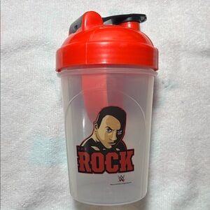 WWE The Rock Wicked Plastic Shaker Bottle G Fuel 16oz